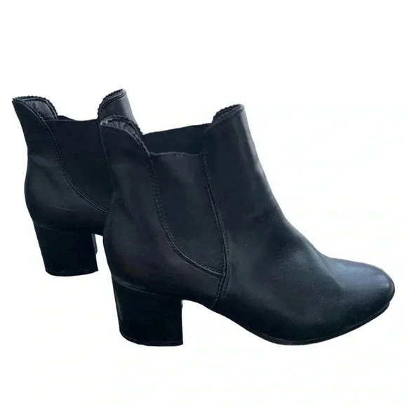 London Rebel Black Boots - Size 40 UK (9 US) - Picture 5 of 11